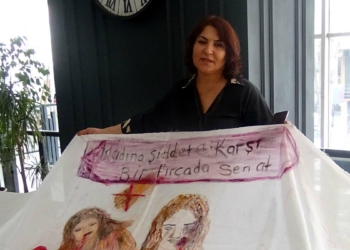Kadına şiddete dikkat çeken sergi açıldı