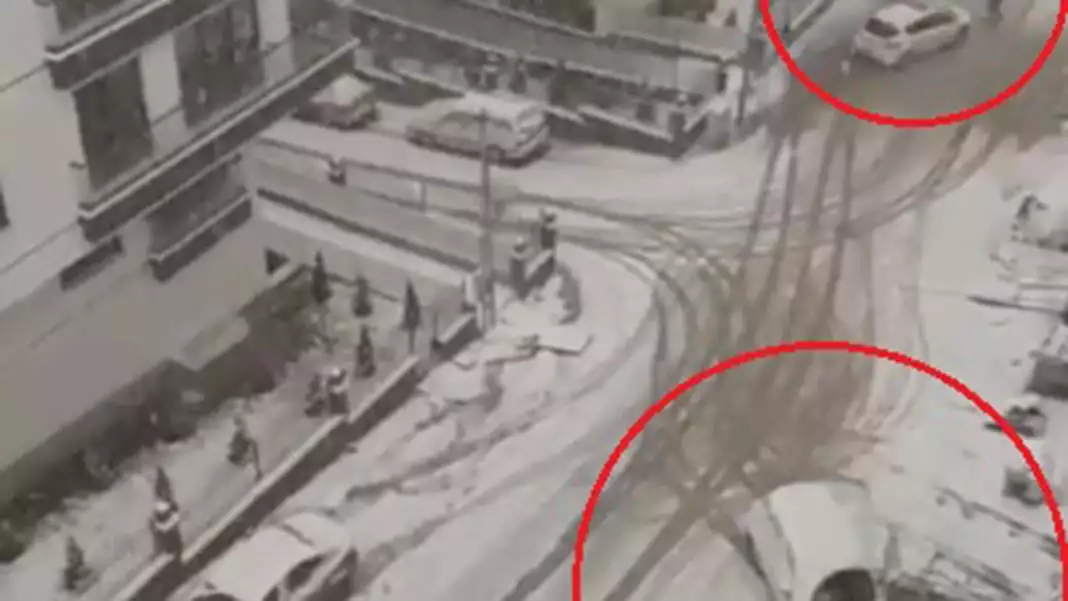 Kar yagisi nedeniyle cikan kazalar kamerada 2 - öne çıkan - haberton