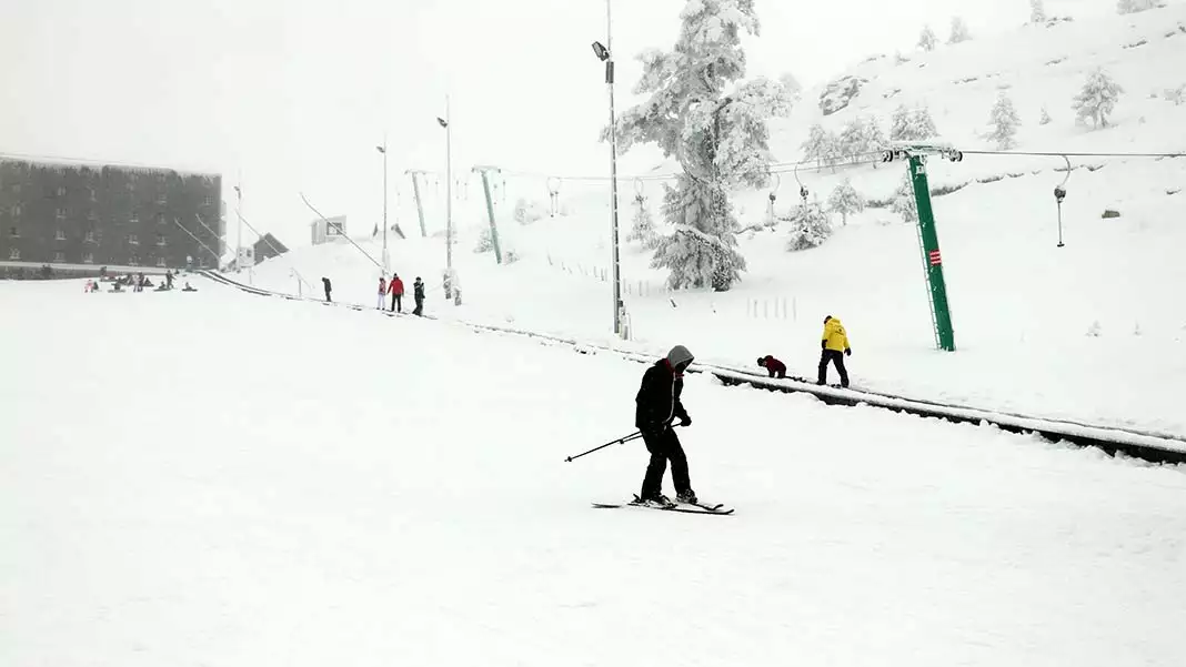 Kartalkaya kayak merkezinde sezon basladi - yerel haberler - haberton