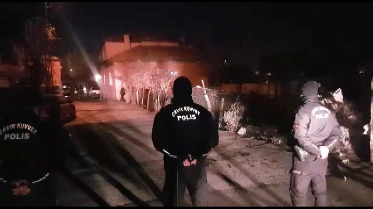 Kayseri'de uyuşturucu satıcılarına operasyon