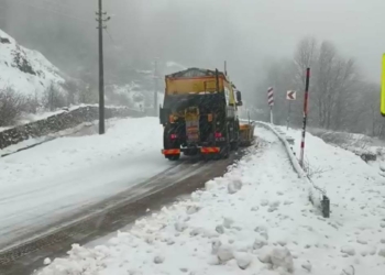 Kocaeli'nin yüksek kesimlerine kar yağdı