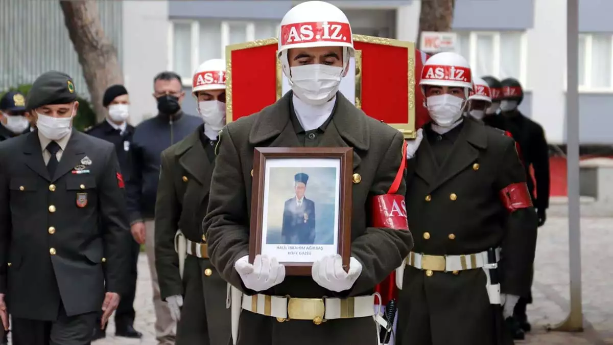 Kore gazisi halil i̇brahim ağırbaş hayatını kaybetti