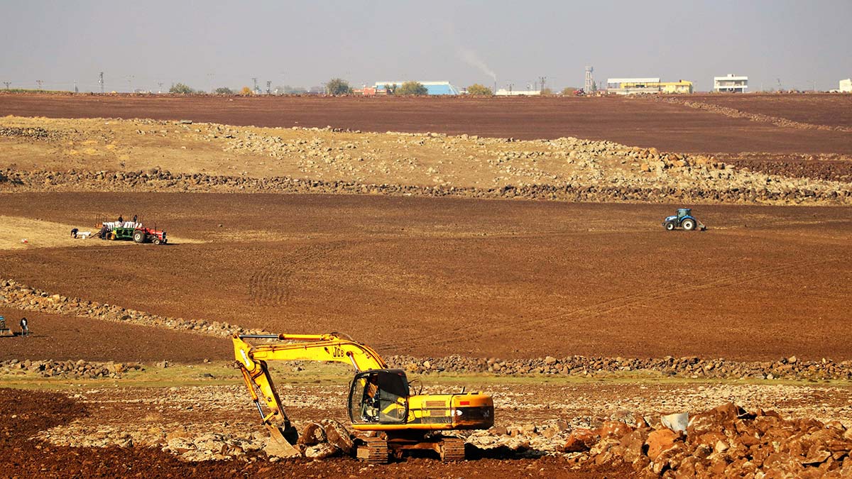 Lavların örttüğü topraklar tarıma kazandırılıyor