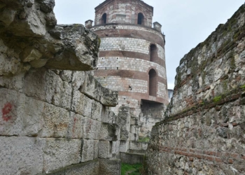 Makedon Kulesi'nde restorasyon çalışması başlatıldı