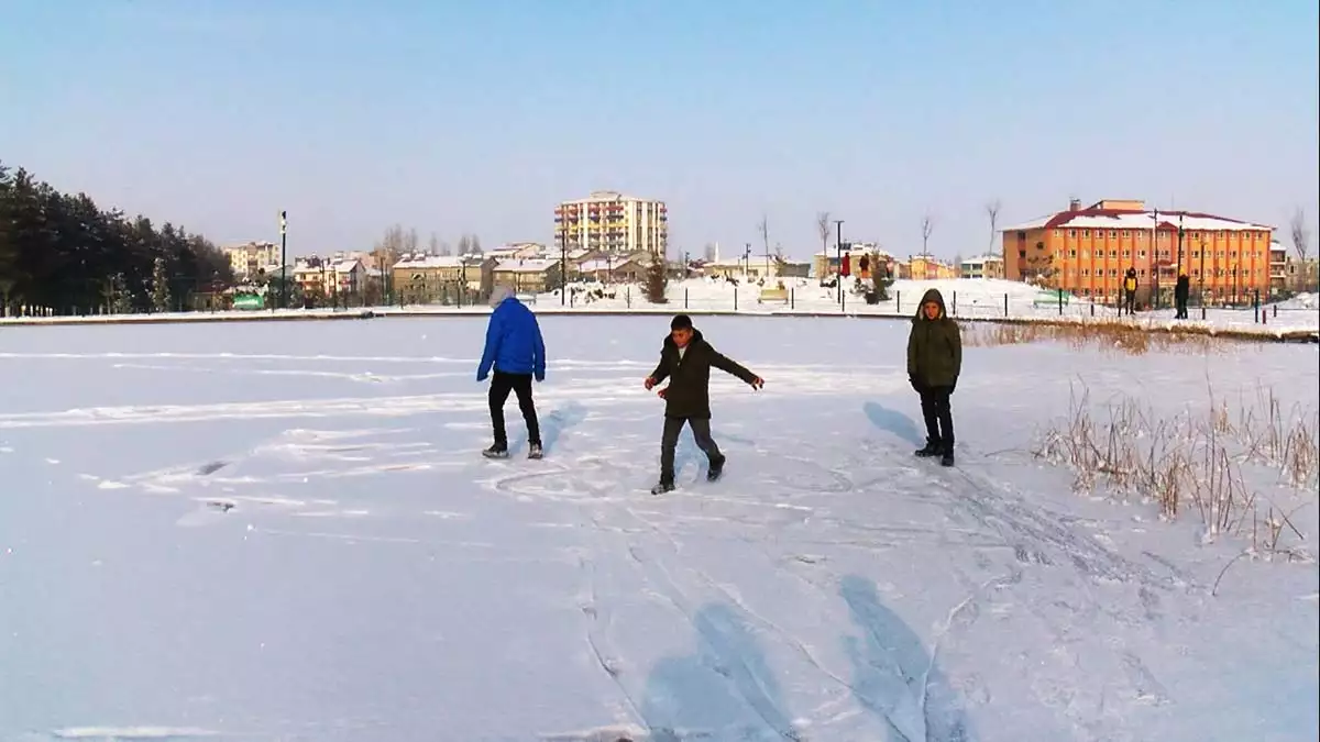 Musta nehir dere ve goletlerin yuzeyi buzla kaplandi 3 - yerel haberler - haberton