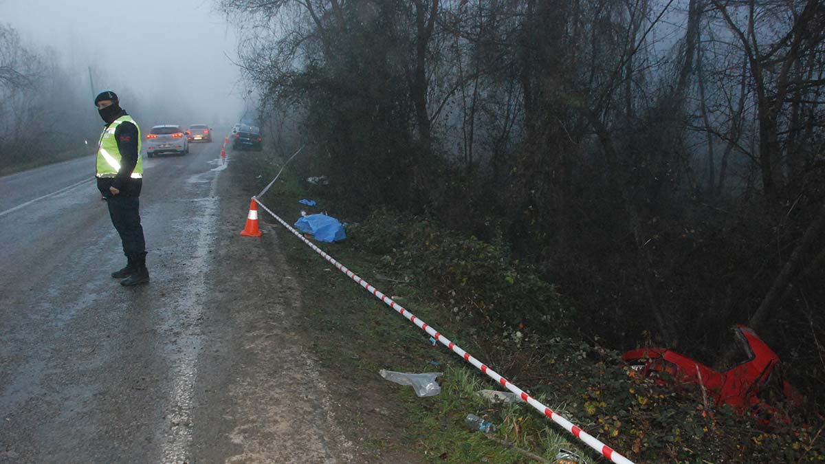 Otomobilin devrilmesi sonucu 1 kişi öldü