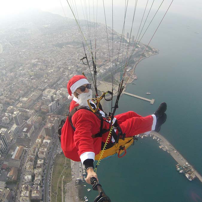 İlker Özgüven, Amanos Dağları’nın 1270 rakımlı tepesinden atlayış yaptı