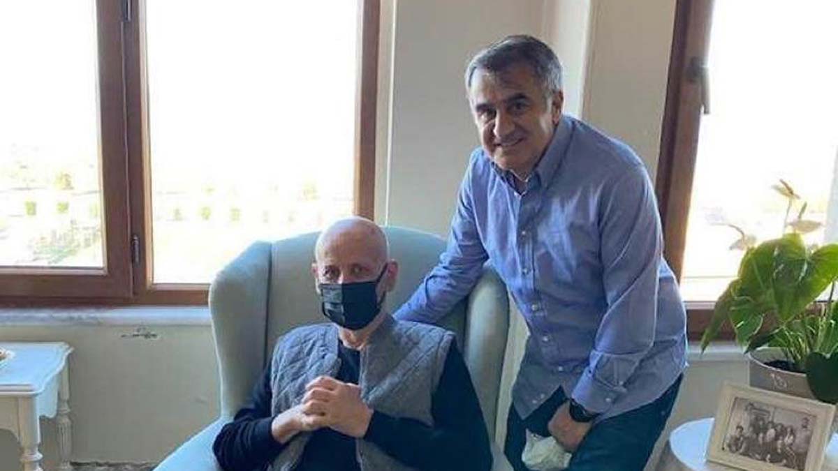 Şenol Güneş hocası Özyacı'yı ziyaret etti