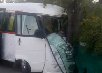 Servis minibüsü ağaca çarptı: 7 öğrenci yaralı
