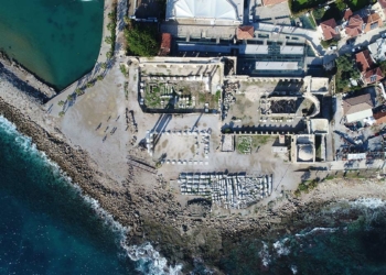 Side'de evin altında 7'nci yüzyıla ait sinagog bulundu