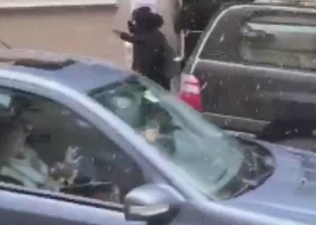 Şişli'de kısa süreli kar yağdı