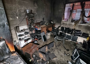 Suriyeli ailenin kaldığı tek katlı evde yangın çıktı