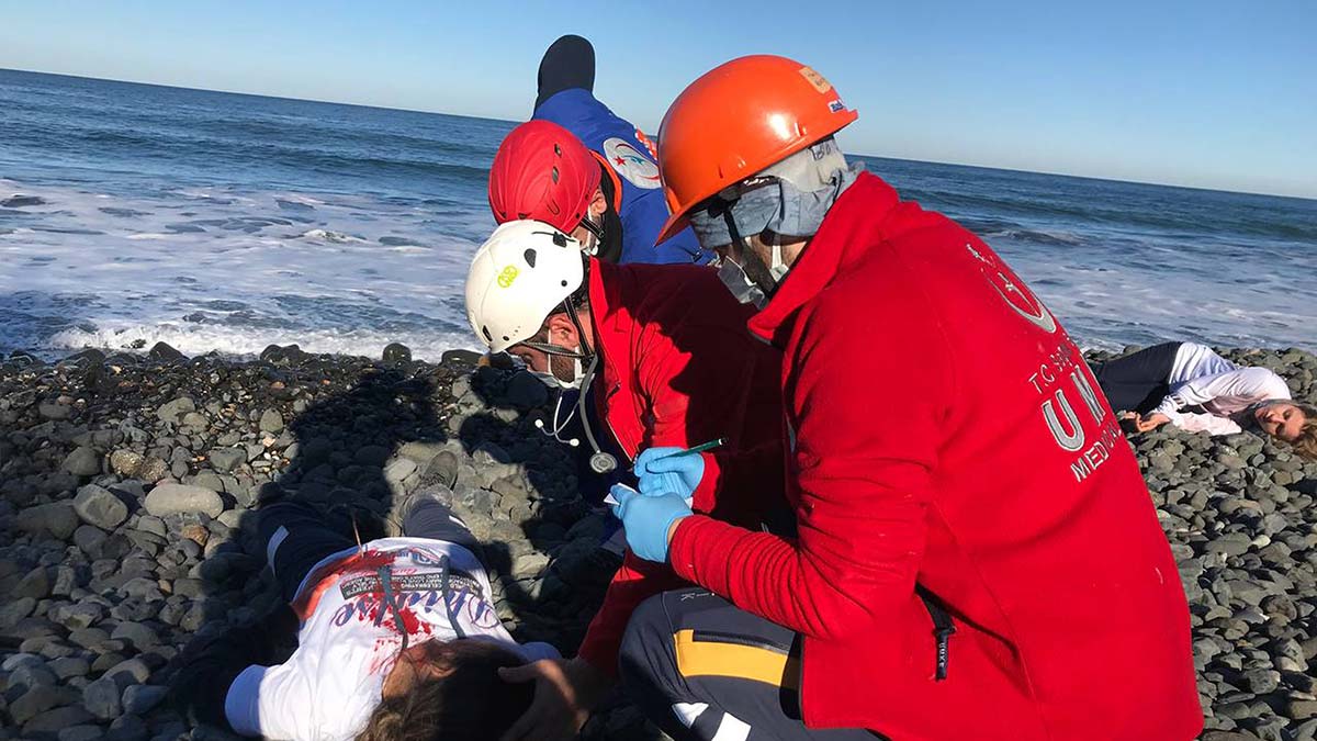 Trabzon'da UMKE tatbikatında 'mülteci' vurgusu