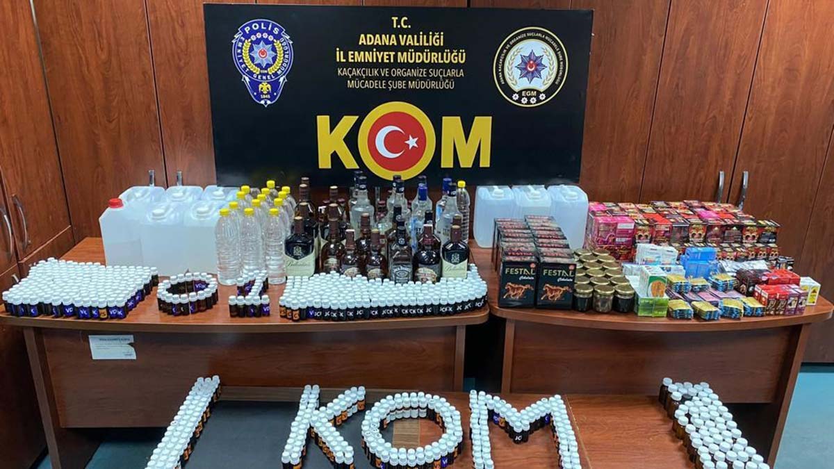 Türkiye genelinde sahte içki operasyonu