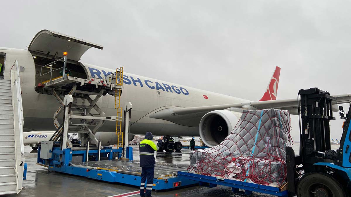 Ukrayna uydusunun yolculuğu Turkish Cargo ile başladı