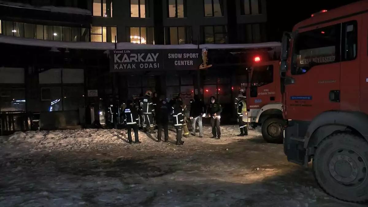 Uludagda otelin restoran kisminda yangin 2 - yerel haberler - haberton