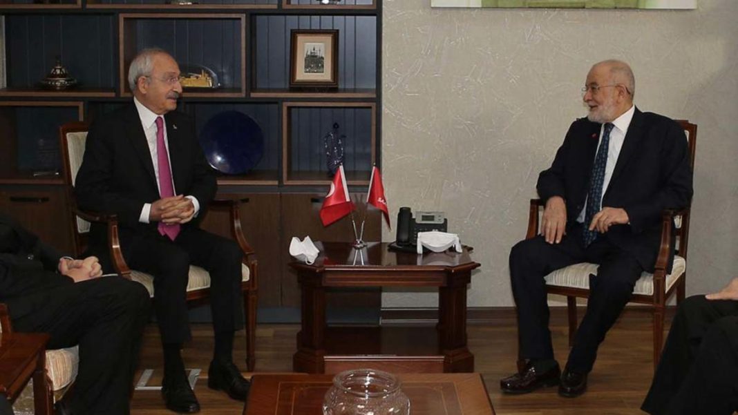 Temel Karamollaoğlu Kemal Kılıçdaroğlu'nu misafir etti