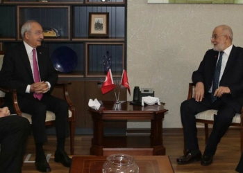 Temel Karamollaoğlu Kemal Kılıçdaroğlu'nu misafir etti