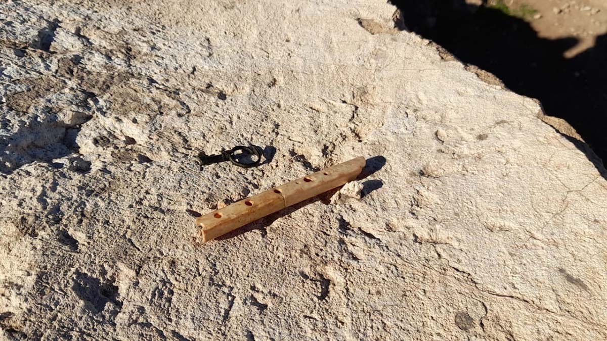 Zerzevan Kalesi'nde 1600 yıllık flüt bulundu
