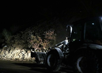 Zonguldak-Ankara kara yolunda heyelan