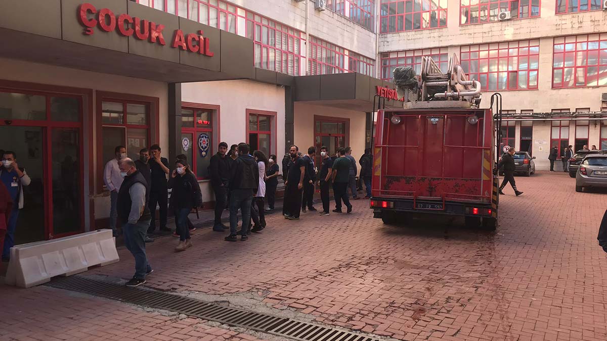 Zonguldak'ta hastanede oksijen tüpü patladı: 2 yaralı