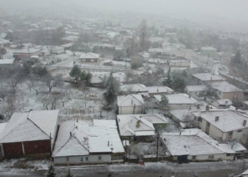Bala'da kar yağışı etkili oldu