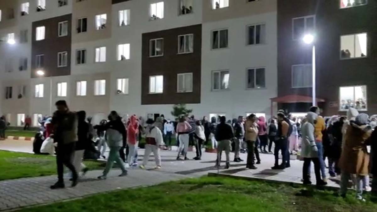 Bingöl'de kız öğrenci yurdunda protesto