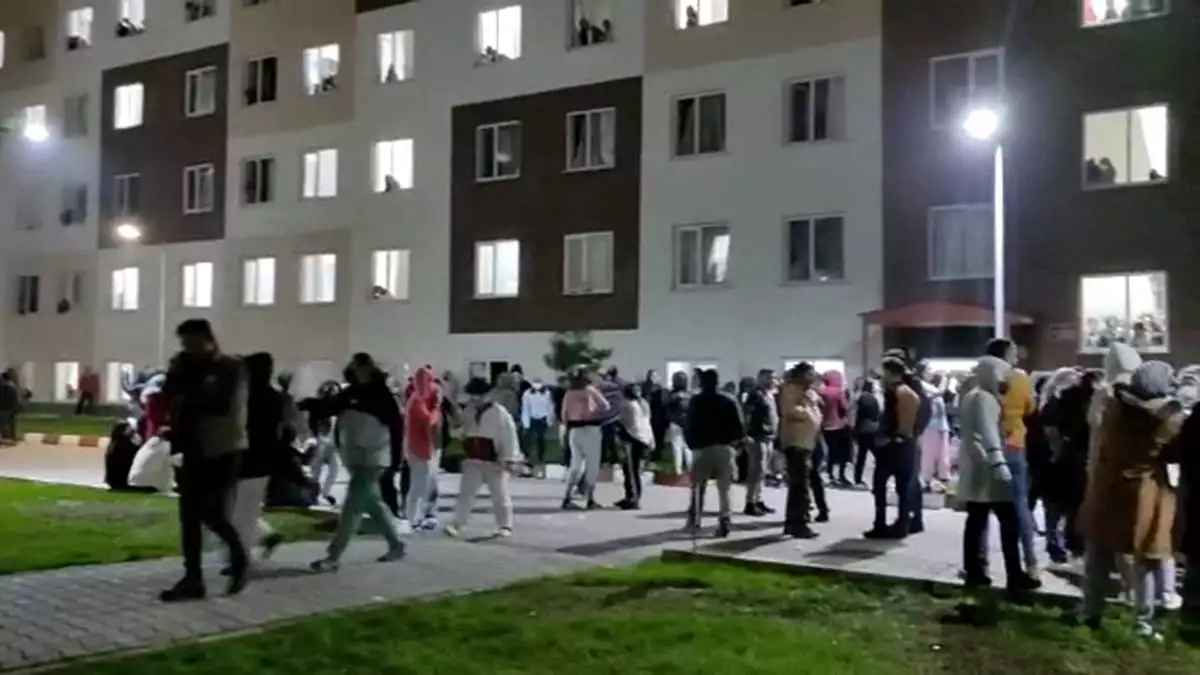 Bingöl'de kız öğrenci yurdunda protesto