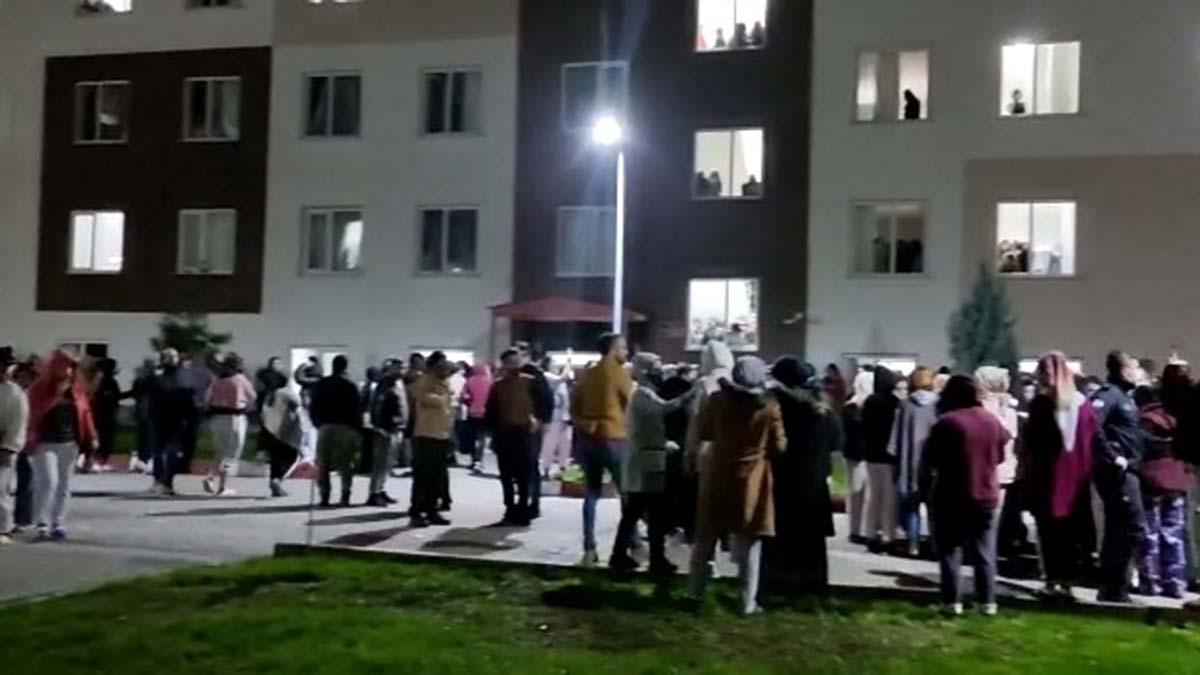 Bingöl'de kız öğrenci yurdunda protesto