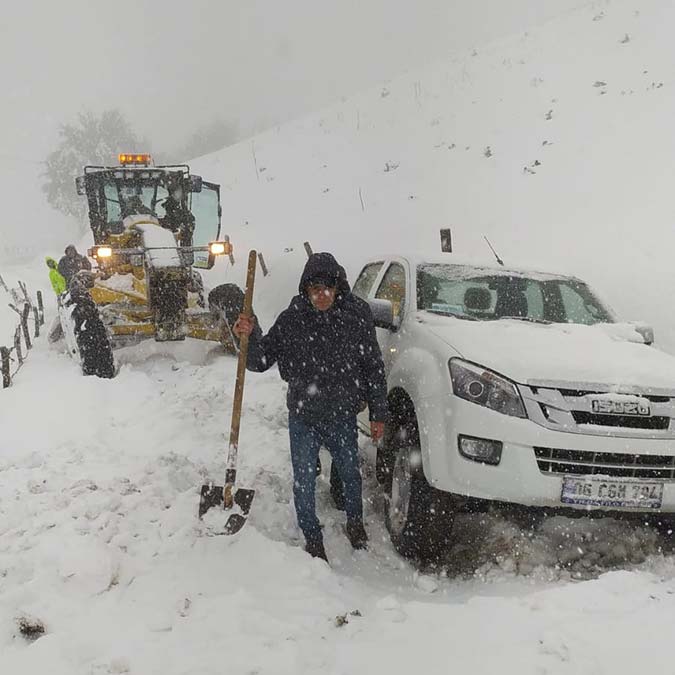 Doğu Karadeniz'de kar esareti