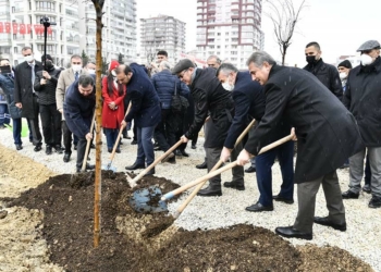 Türkiye Kazakistan Kardeşlik Parkı’nın temeli atıldı