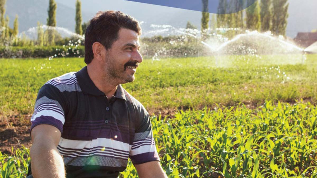 Çiftçilere basınçlı sulama desteği