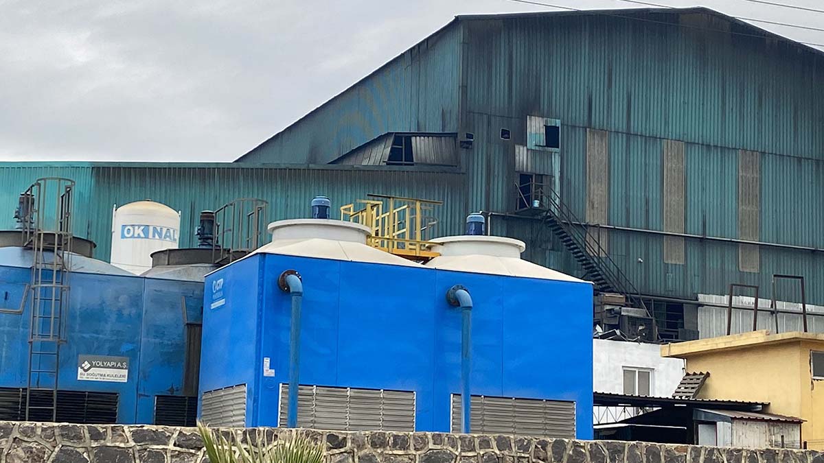 Osmaniye'de geri dönüşüm fabrikasında patlama