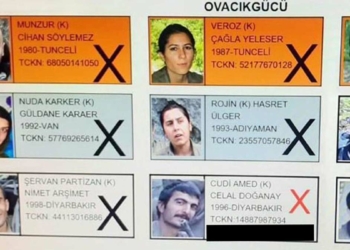 9 terörist, çok sayıda terör eylemine katılmış