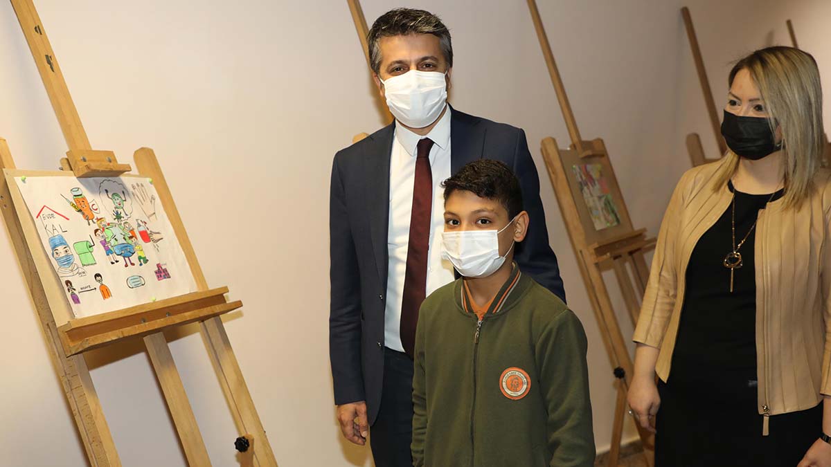 Pandemiden böyle korunuyorum yarışmasında 1. oldu