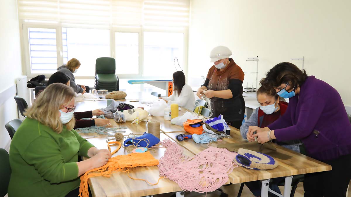 Çankaya Evlerinde üretmenin mutluluğu yaşanıyor