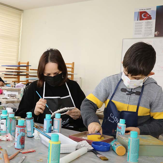 Çankaya Evlerinde üretmenin mutluluğu yaşanıyor