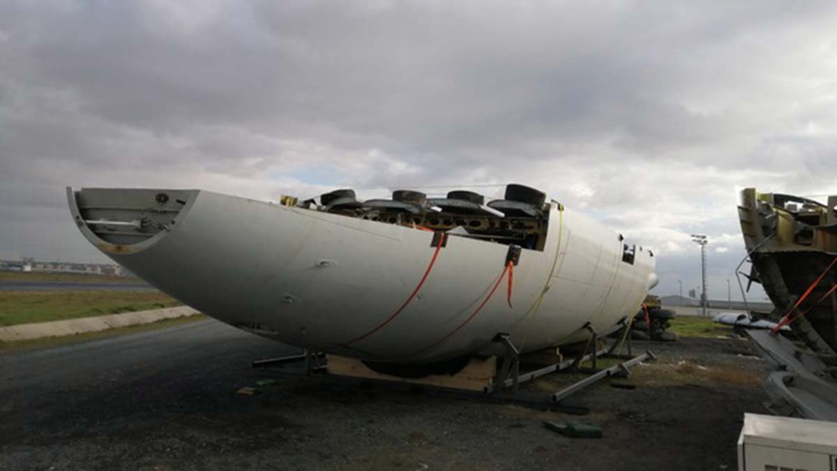 A-300 tipi hurda yolcu uçağı yurt dışına satıldı