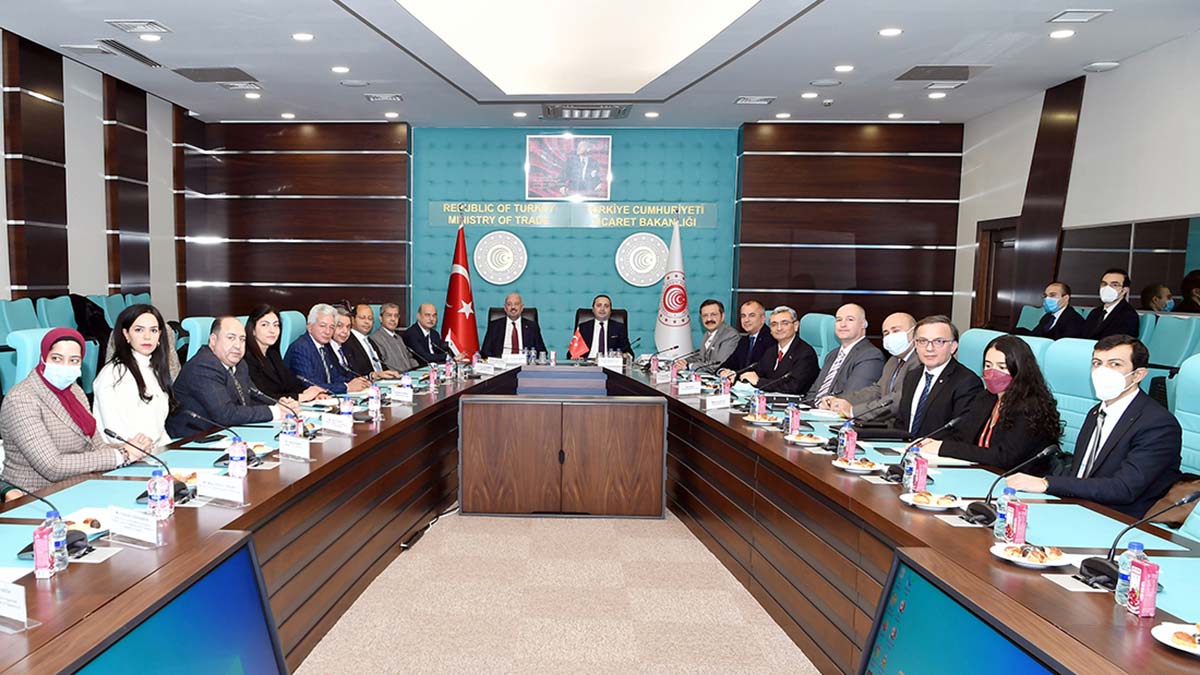 Ticaret Bakanlığı Mısır heyetini kabul etti