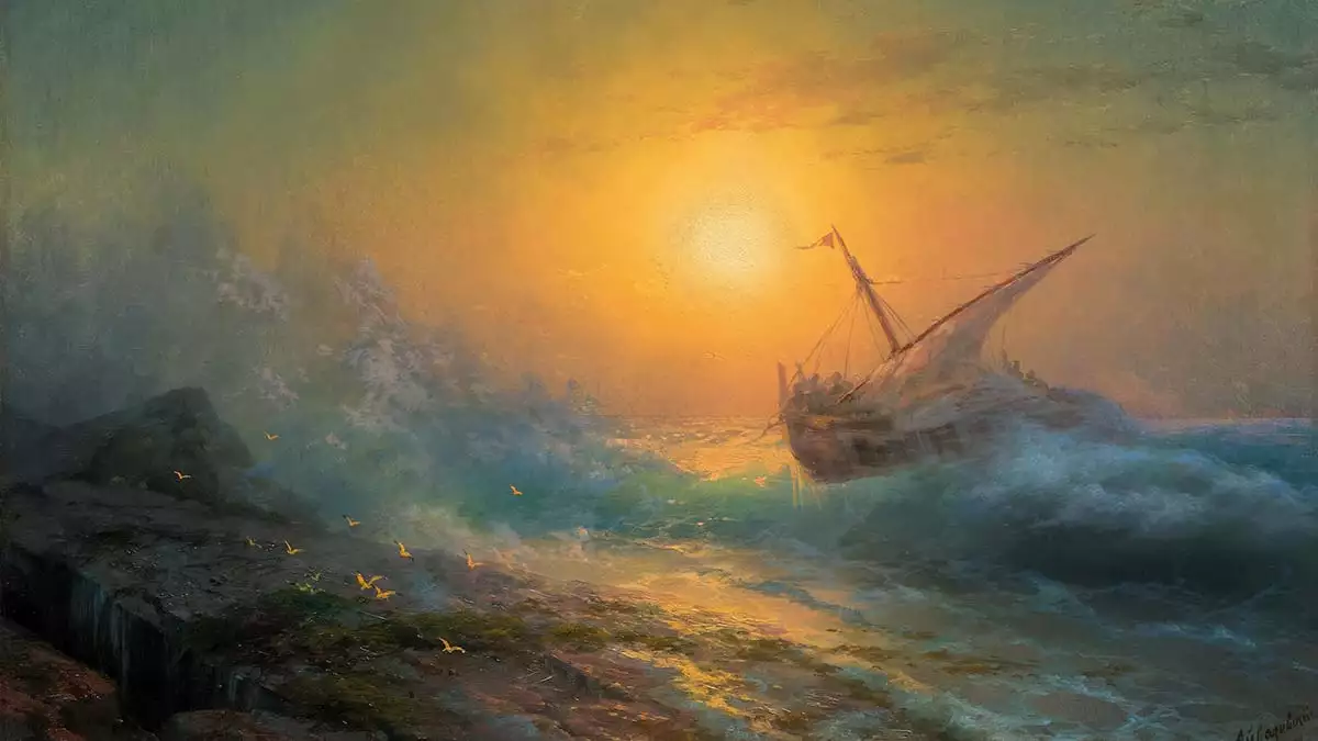 Fırtınalı denizlerin romantik ressamı denir kendisine;  büyüleyici hayat hikâyesiyle ivan konstantinovic aivazovsky.