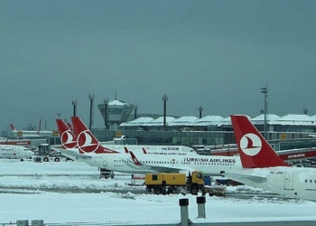 THY'de tüm uçuşlar durduruldu