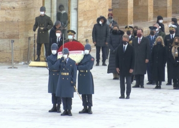 Jeffry Lane Flake Anıtkabir'i ziyaret etti