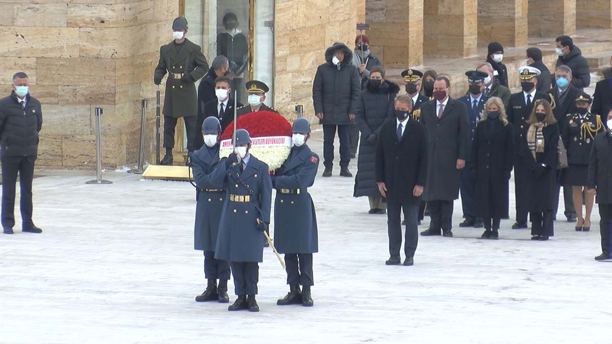 Jeffry Lane Flake Anıtkabir'i ziyaret etti