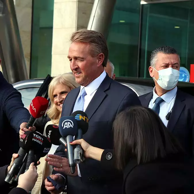 Jeff flake ankara'ya geldi