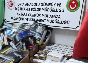 Ankara'da kaçak sigara operasyonu