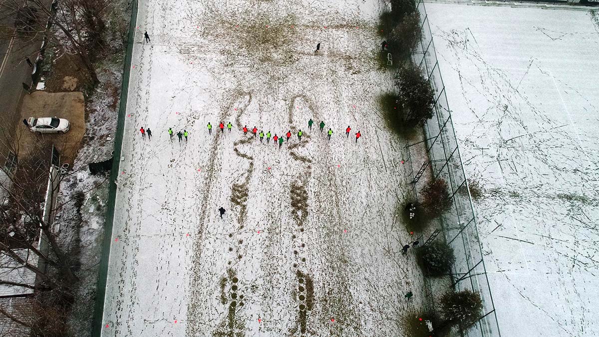 Serik'teki golf turnuvasına kar engeli