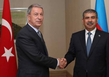 Hulusi Akar Zakir Hasanov ile görüştü