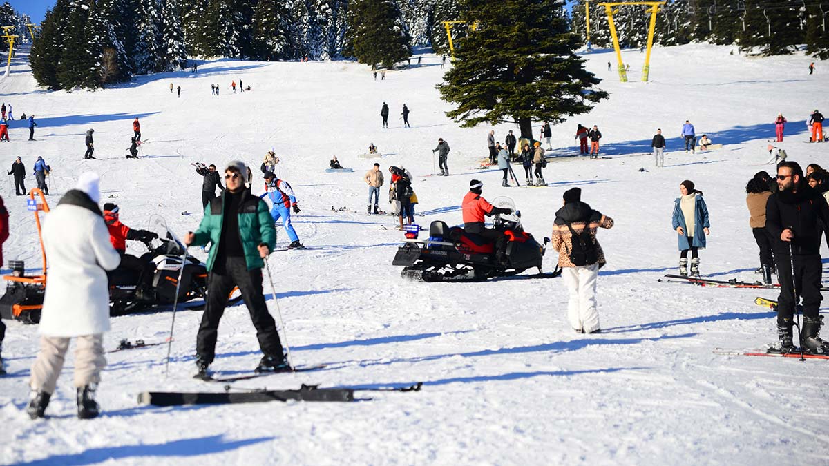 Uludağ'da yılbaşında 85 bin kişi ağırlandı