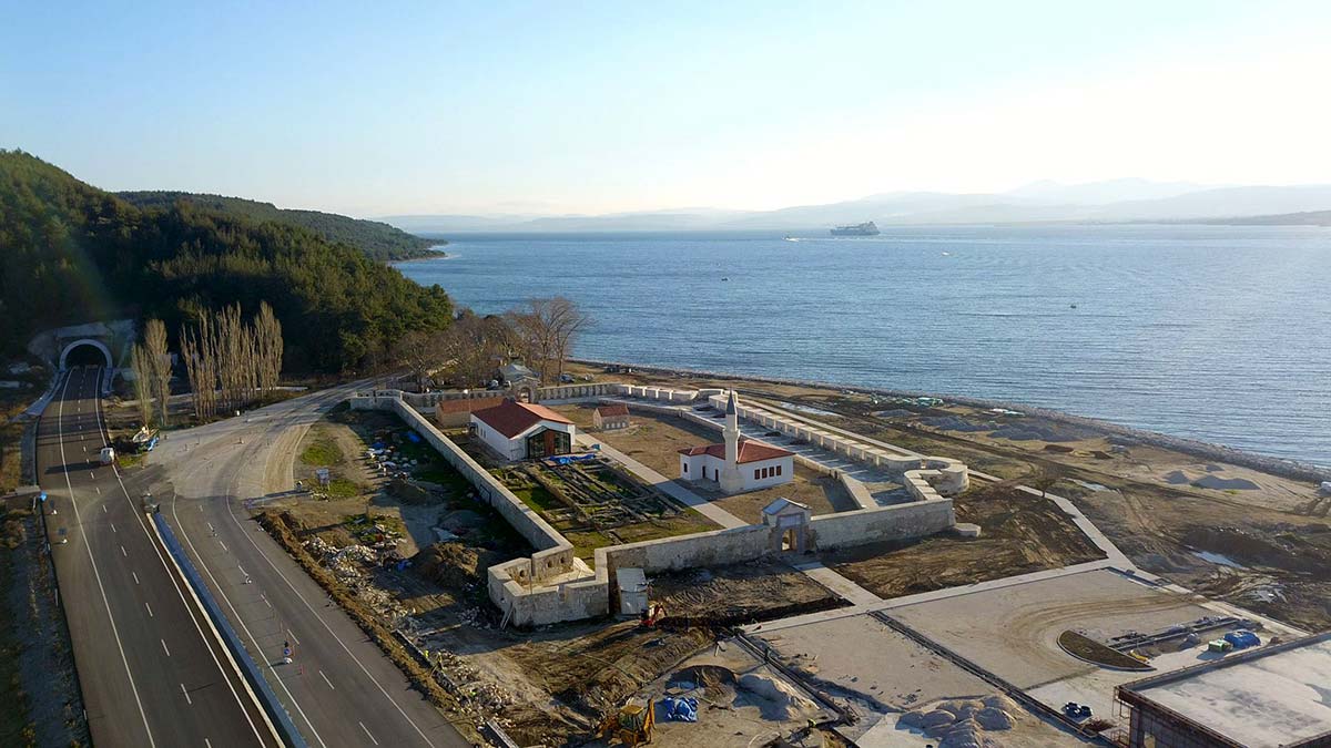 Bigalı Kalesi'nde restorasyon çalışmasında sona gelindi