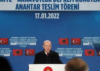 Erdoğan, Türkiye-Arnavutluk Deprem Konutları Töreni'ne katıldı